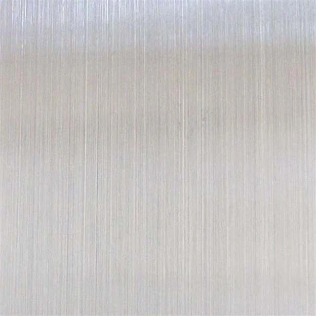 Tôle d'acier inoxydable brossée